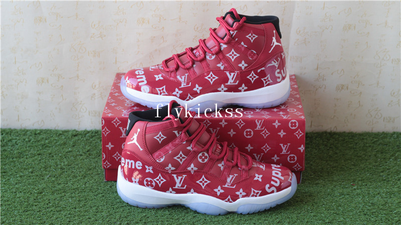 Air Jordan 11 Gym Red x Supreme